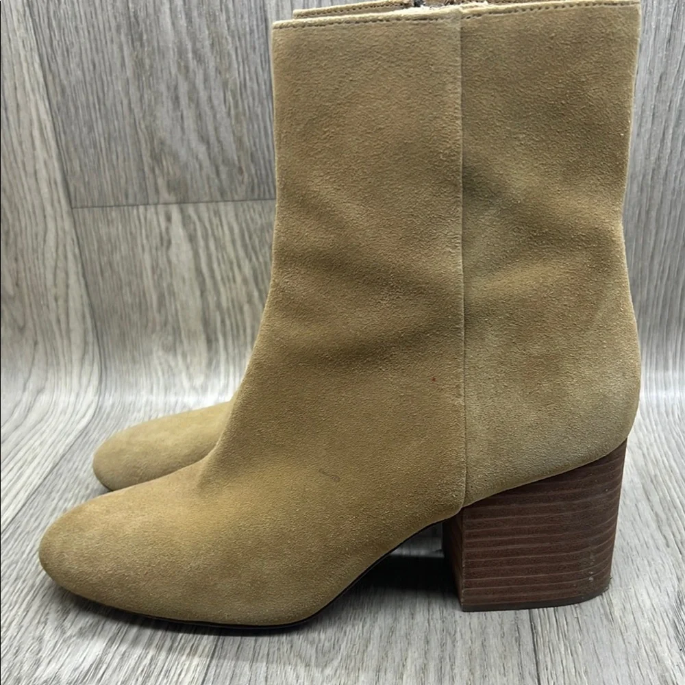 J.Crew Tan Suede Ankle Boots - Picture 4 of 14